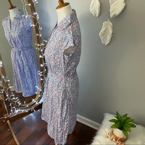 Kacey Hughes blue floral dress - Picture 8 of 12